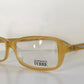 Vintage Ferre 00s frame -  yellow square Y2K eyewear