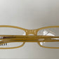 Vintage Ferre 00s frame -  yellow square Y2K eyewear