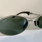 Ray Ban B&L - W2177 Orbs oval silver frame vintage sunglasses