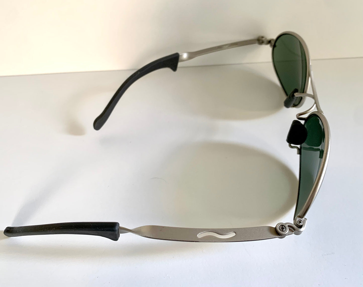 Ray Ban B&L - W2177 Orbs oval silver frame vintage sunglasses