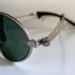 Ray Ban B&L - W2177 Orbs oval silver frame vintage sunglasses