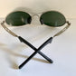 Ray Ban B&L - W2177 Orbs oval silver frame vintage sunglasses