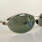 Ray Ban B&L Orbs USA vintage sunglasses - Orbs Ellipse matte silver mirrored frame