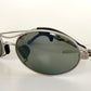 Ray Ban B&L Orbs USA vintage sunglasses - Orbs Ellipse matte silver mirrored frame