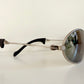 Ray Ban B&L Orbs USA vintage sunglasses - Orbs Ellipse matte silver mirrored frame
