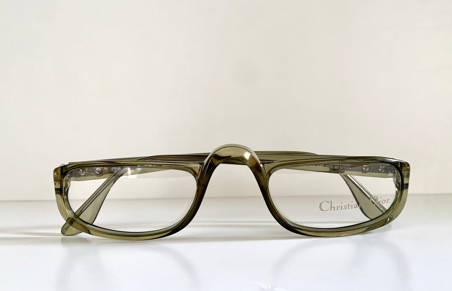 Christian Dior 80s vintage glasses - 2075 half moon reading frames