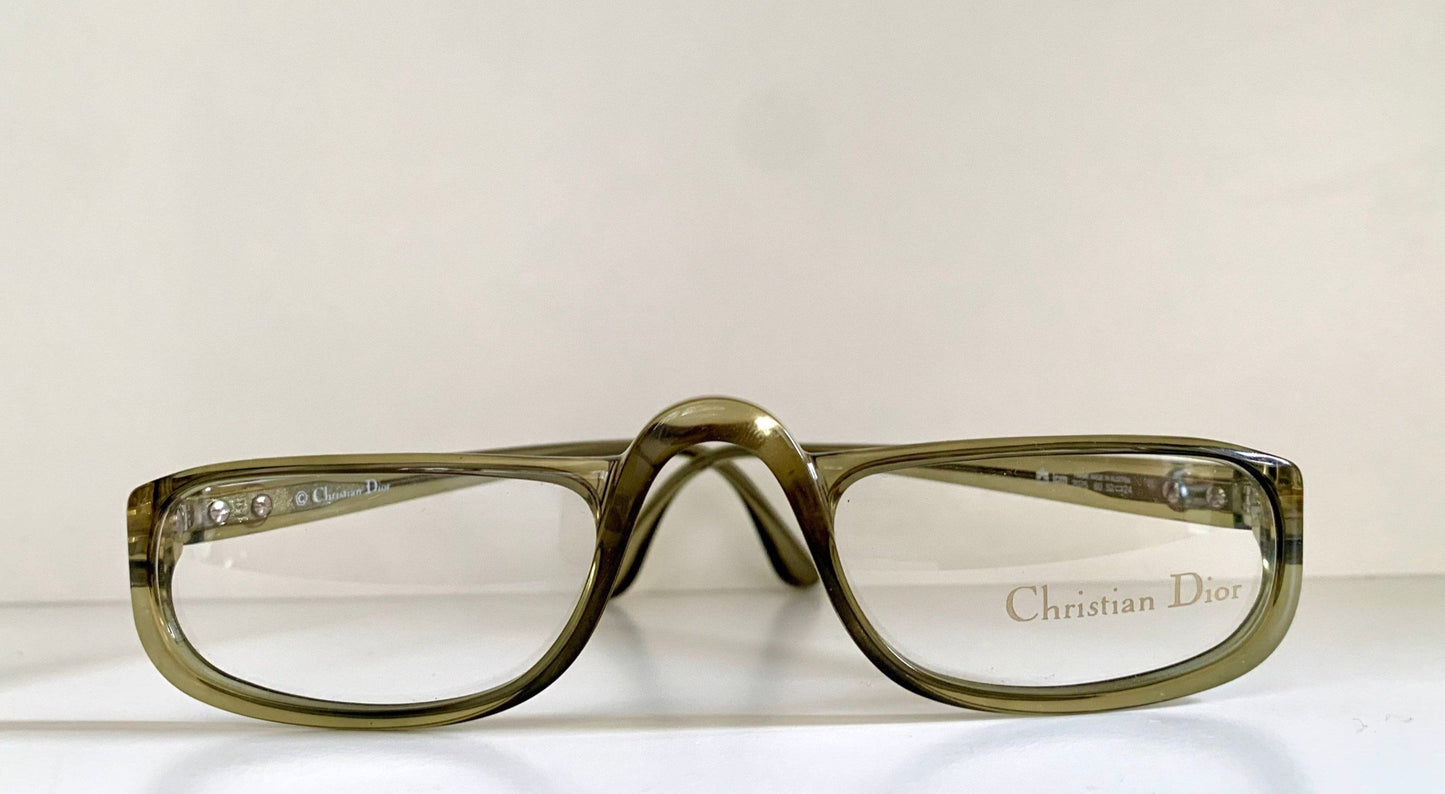 Christian Dior 80s vintage glasses - 2075 half moon reading frames