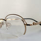 Cazal 80s glasses -  vintage gold and black metal frame made Germany