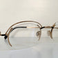 Cazal 80s glasses -  vintage gold and black metal frame made Germany
