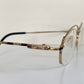 Cazal 80s glasses -  vintage gold and black metal frame made Germany