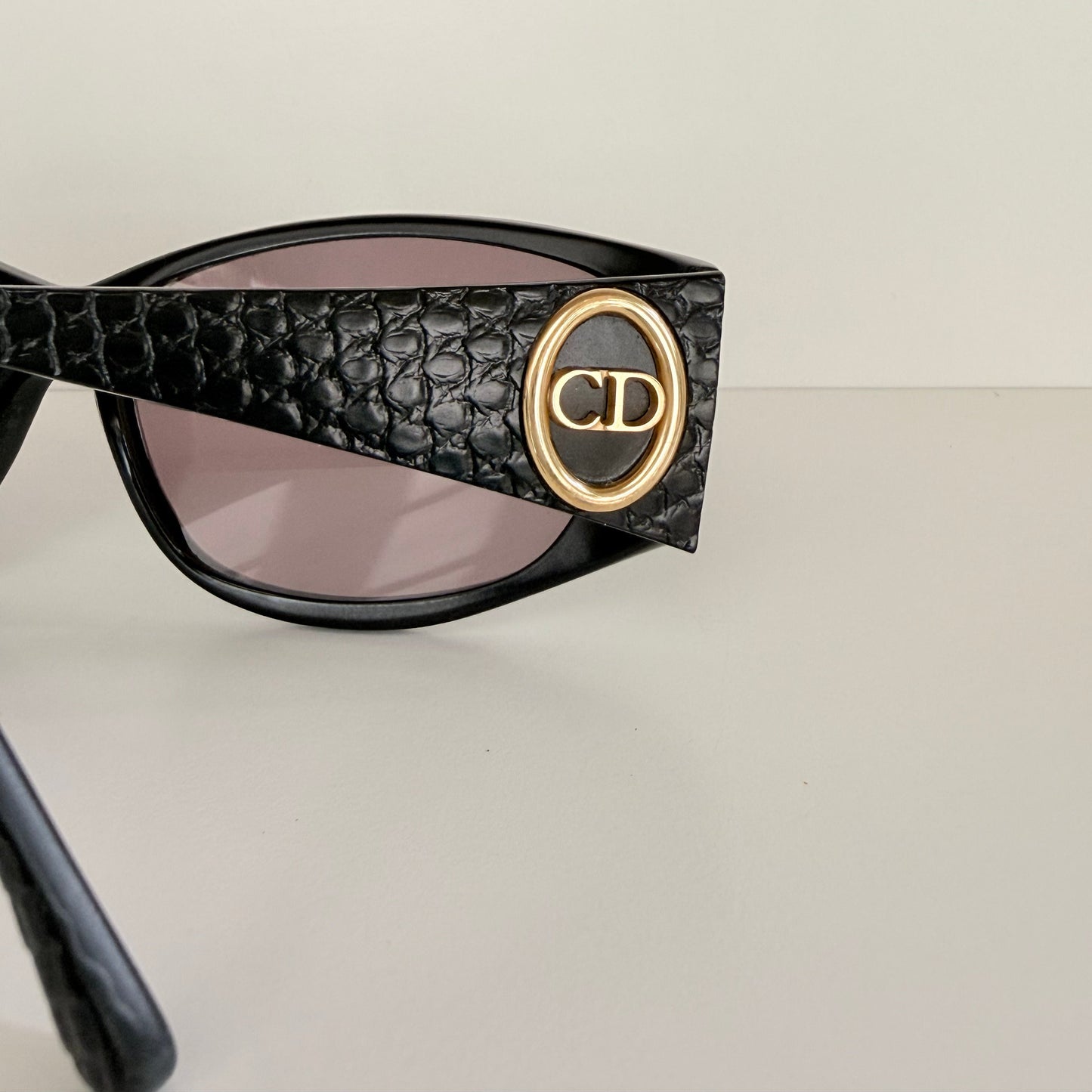 Christian Dior Vintage Sunglasses - 2853 black textured frames
