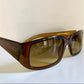 Christian Dior Vintage Sunglasses - 00s Dior Paris Moscou brown rectangle frames