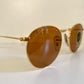 Ray Ban B&L USA - Chromax Round metals W2053 80s vintage sunglasses