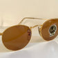 Ray Ban B&L USA - Chromax Round metals W2053 80s vintage sunglasses