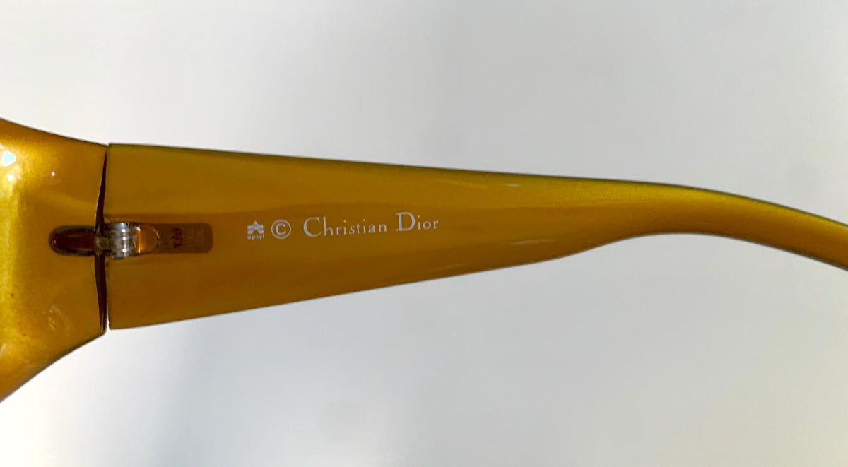 Christian Dior Vintage Sunglasses - 00s Dior Paris Moscou brown rectangle frames