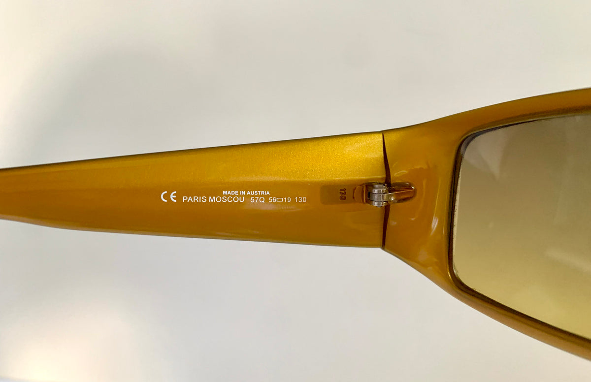 Christian Dior Vintage Sunglasses - 00s Dior Paris Moscou brown rectangle frames