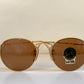 Ray Ban B&L USA - Chromax Round metals W2053 80s vintage sunglasses