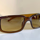 Christian Dior Vintage Sunglasses - 00s Dior Paris Moscou brown rectangle frames