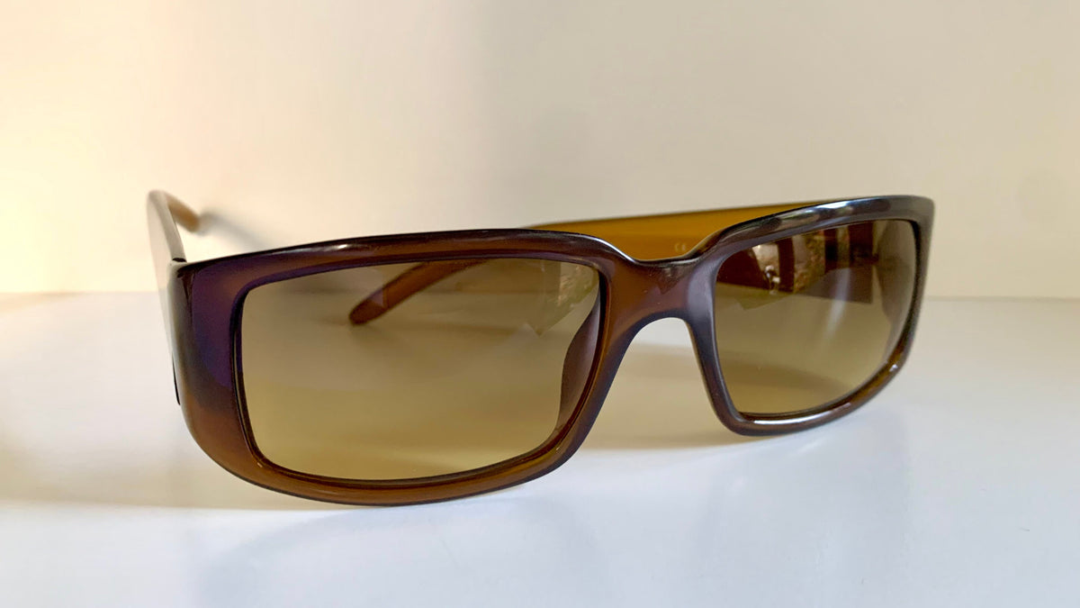 Christian Dior Vintage Sunglasses - 00s Dior Paris Moscou brown rectangle frames