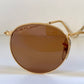 Ray Ban B&L USA - Chromax Round metals W2053 80s vintage sunglasses