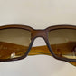 Christian Dior Vintage Sunglasses - 00s Dior Paris Moscou brown rectangle frames