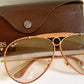 Ray Ban B&L Leathers Shooter 62mm vintage sunglasses