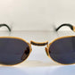 Vogart 80s vintage sunglasses - oval golden frame