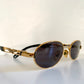 Vogart 80s vintage sunglasses - oval golden frame