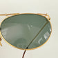 Ray Ban B&L USA vintage sunglasses - 80s W1532 Deco Metals golden frame