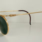 Ray Ban B&L USA vintage sunglasses - 80s W1532 Deco Metals golden frame