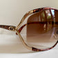 Christian Dior Vintage Sonnenbrille - 2056 XL silberne und grüne Fassung