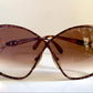 Christian Dior Vintage Sonnenbrille - 2056 XL silberne und grüne Fassung