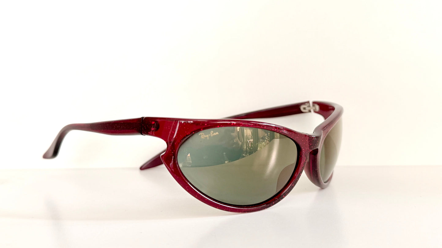 Ray Ban B&L USA vintage sunglasses - W2353 Sidestreet Skyline red mirrored NOS