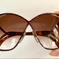 Christian Dior Vintage Sonnenbrille - 2056 XL silberne und grüne Fassung