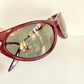 Ray Ban B&L USA vintage sunglasses - W2353 Sidestreet Skyline red mirrored NOS