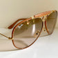 Ray Ban B&L Leathers Shooter 62mm vintage sunglasses