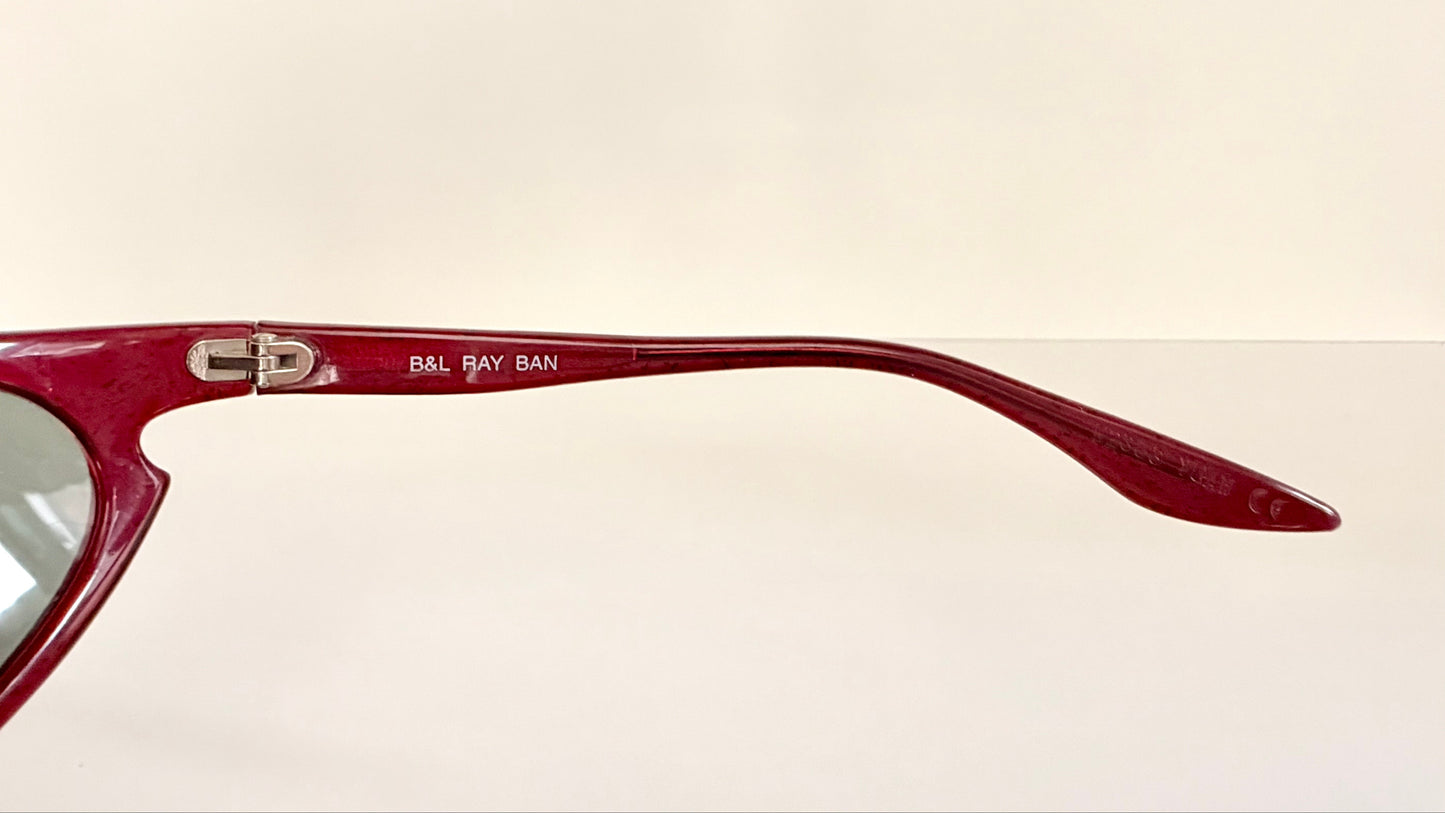 Ray Ban B&L USA vintage sunglasses - W2353 Sidestreet Skyline red mirrored NOS