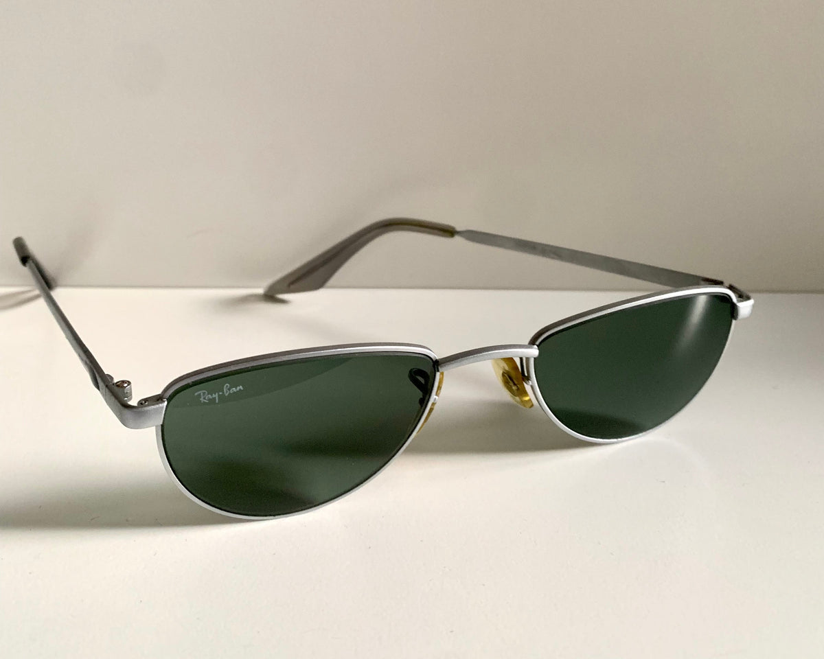 Ray Ban B&L  USA vintage sunglasses - W2194 Sidestreet Gridlock matte silver frame