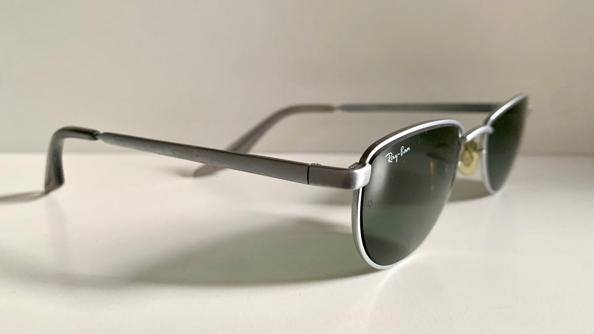 Ray Ban B&L  USA vintage sunglasses - W2194 Sidestreet Gridlock matte silver frame