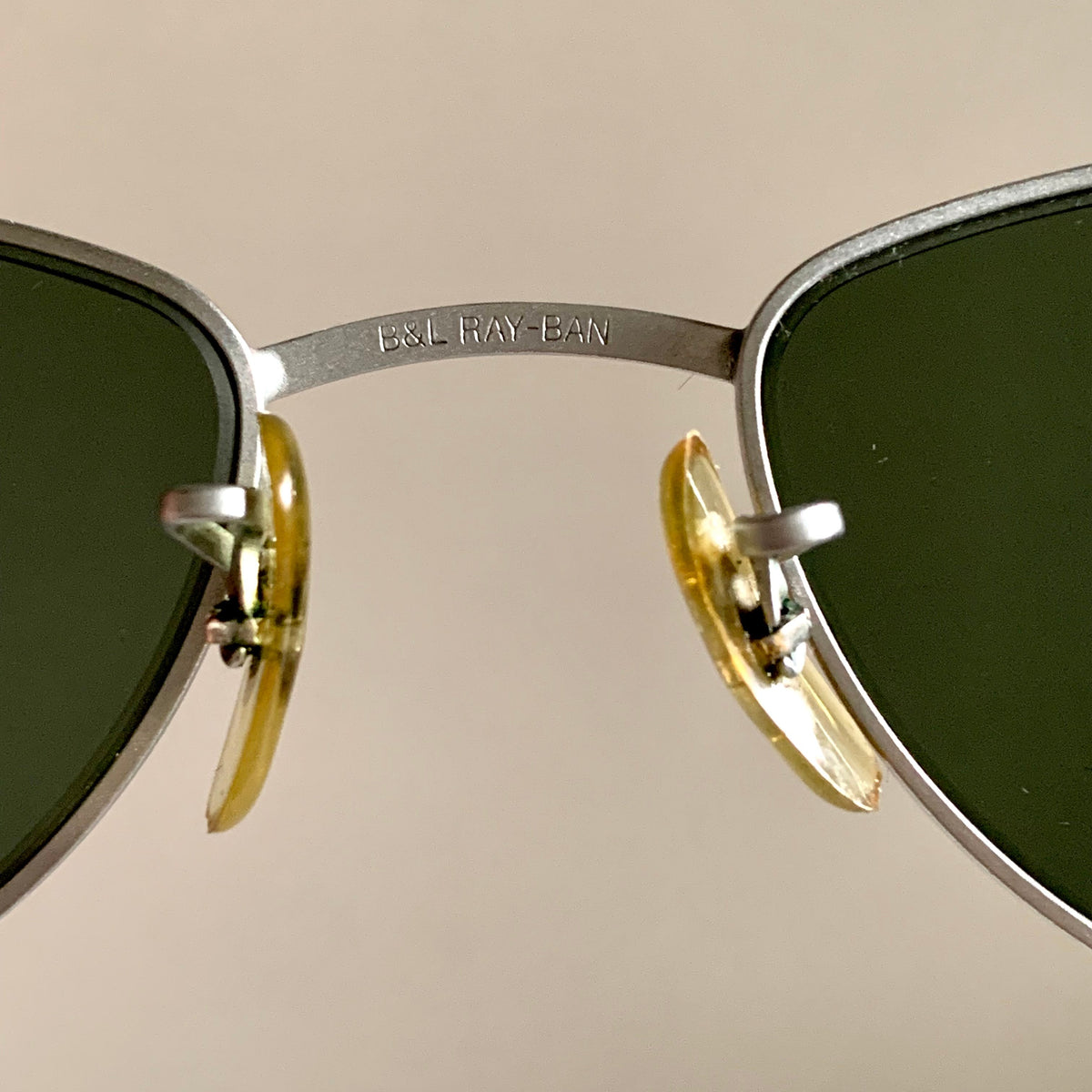 Ray Ban B&L  USA vintage sunglasses - W2194 Sidestreet Gridlock matte silver frame