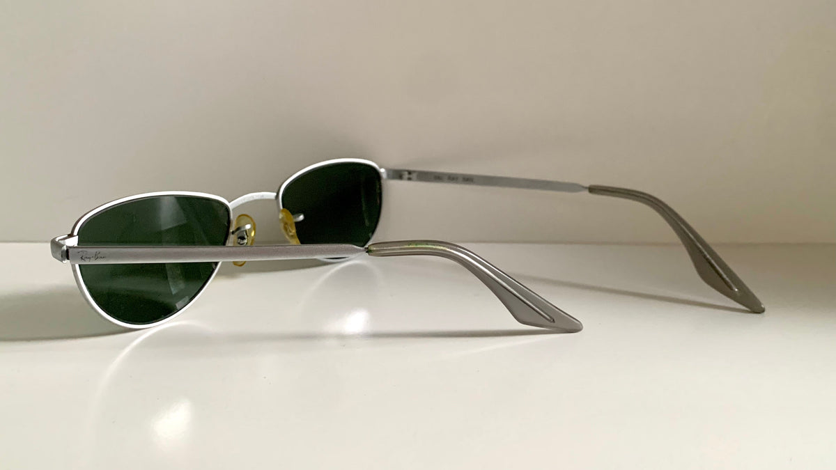Ray Ban B&L  USA vintage sunglasses - W2194 Sidestreet Gridlock matte silver frame