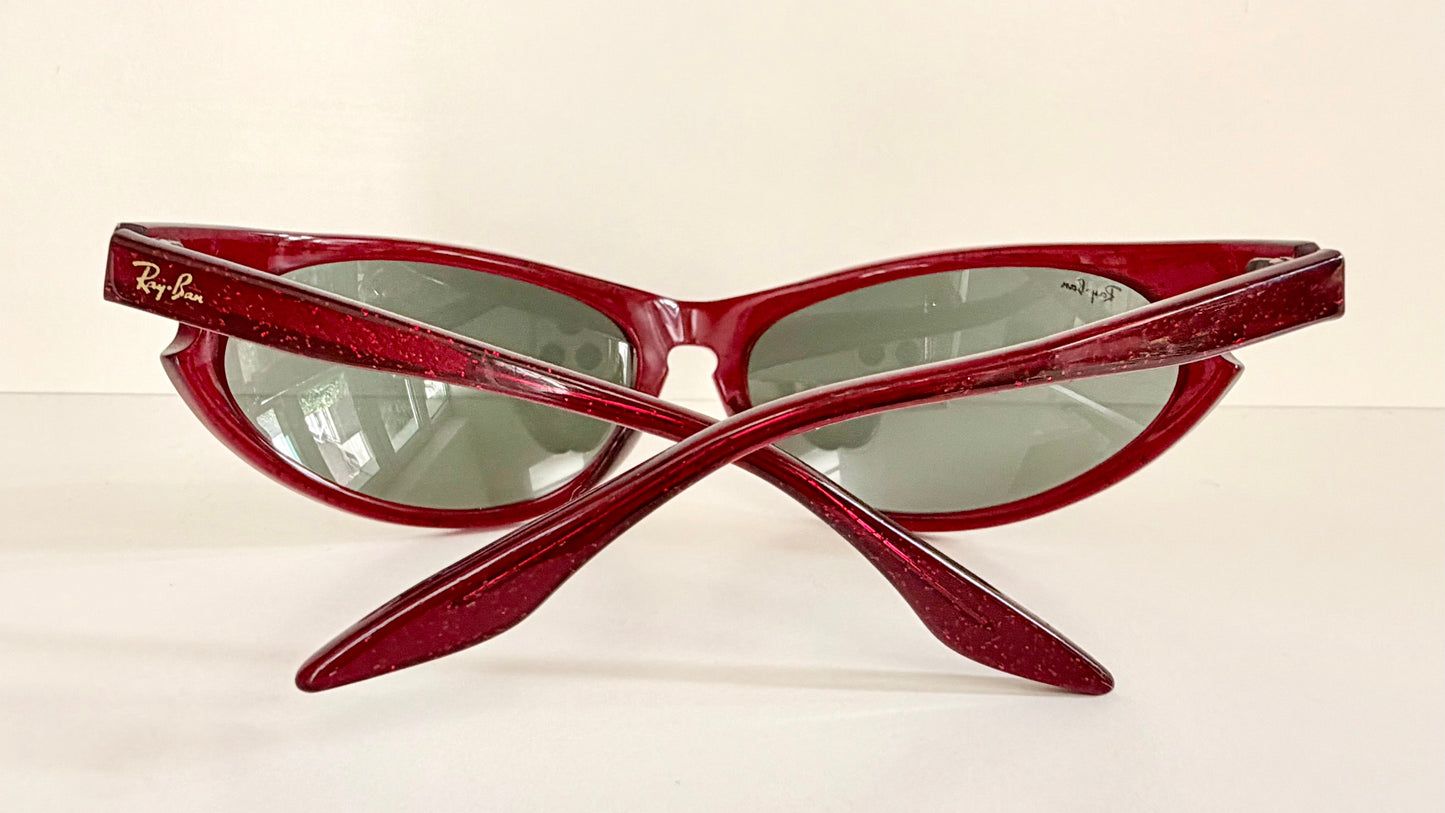 Ray Ban B&L USA vintage sunglasses - W2353 Sidestreet Skyline red mirrored NOS