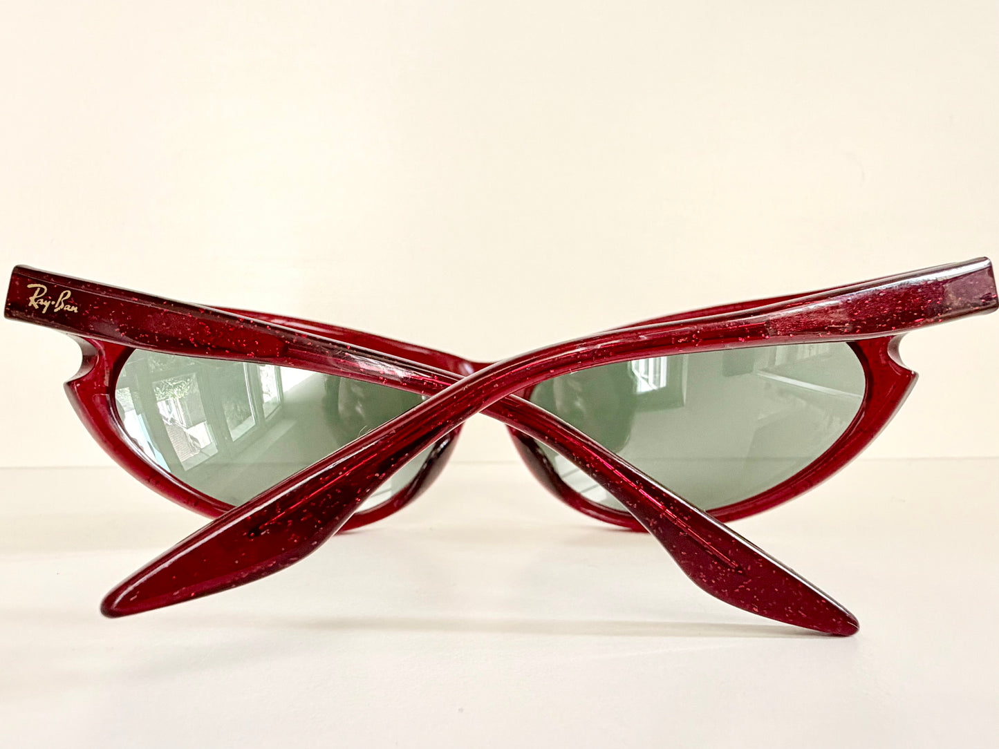 Ray Ban B&L USA vintage sunglasses - W2353 Sidestreet Skyline red mirrored NOS