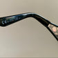 Gucci 00s vintage sunglasses - shield black and silver frame with Gucci logos