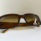 Christian Dior Vintage Sunglasses - 00s Dior Paris Moscou brown rectangle frames