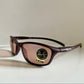 Ray Ban 00s vintage sunglasses - RB2046 Cutters W3252 burgundy frames