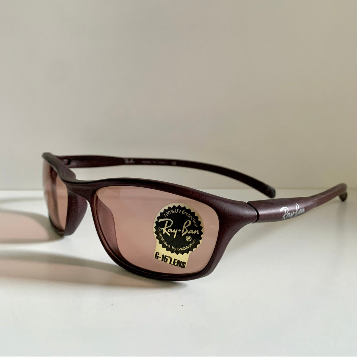 Ray Ban 00s vintage sunglasses - RB2046 Cutters W3252 burgundy frames