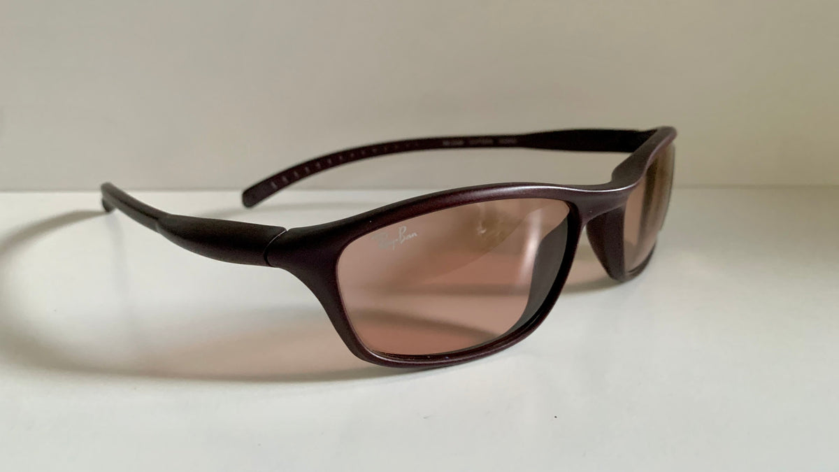 Ray Ban 00s vintage sunglasses - RB2046 Cutters W3252 burgundy frames