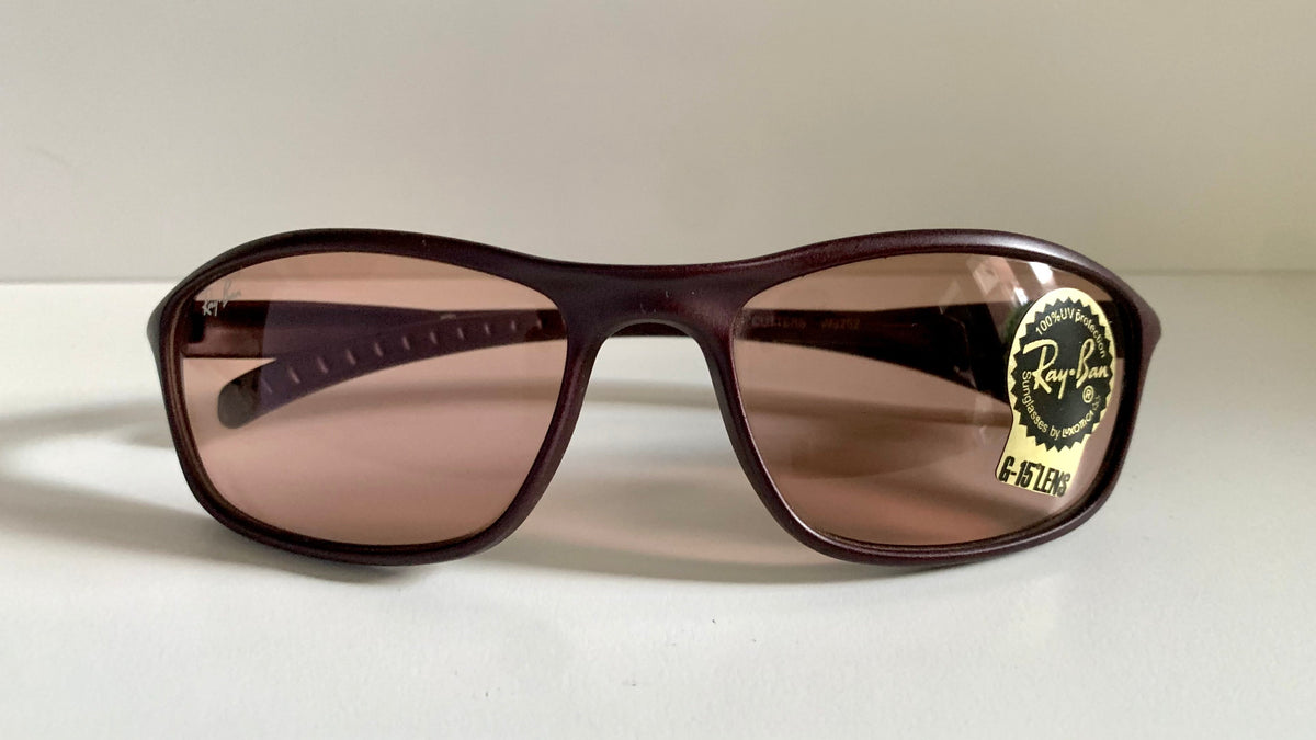 Ray Ban 00s vintage sunglasses - RB2046 Cutters W3252 burgundy frames