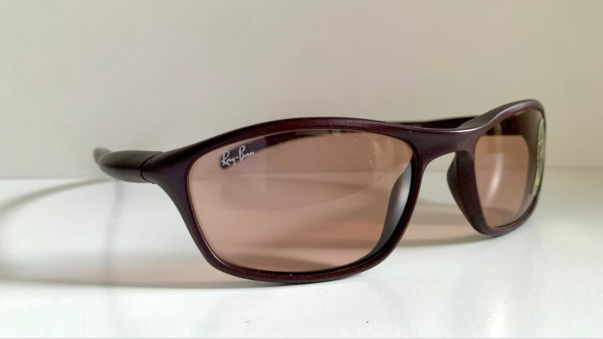 Ray Ban 00s vintage sunglasses - RB2046 Cutters W3252 burgundy frames